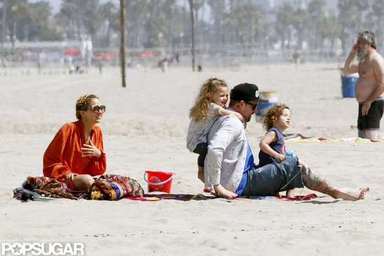 Nicole Richie and Joel Madden took Harlow and Sparrow to the beach in Malibu in April 2012.
Nicole Richie and Joel Madden took Harlow and Sparrow to the beach in Malibu in April 2012.