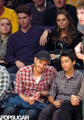Andrew Garfield had a front row seat at the Lakers game.
Andrew Garfield had a front row seat at the Lakers game.