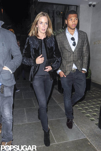 Tom Cruise Dines With Emily Blunt Before a Big Soccer Match Tom Cruise Dines With Emily Blunt Before a Big Soccer Match