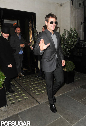 Tom Cruise Dines With Emily Blunt Before a Big Soccer Match Tom Cruise Dines With Emily Blunt Before a Big Soccer Match