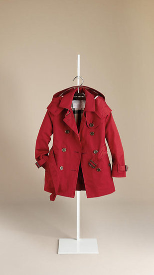 Burberry Hooded Trench Coat