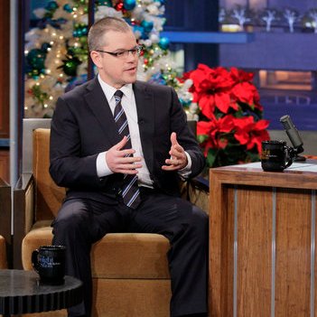 Matt Damon Read Comments About Himself on Tonight Show