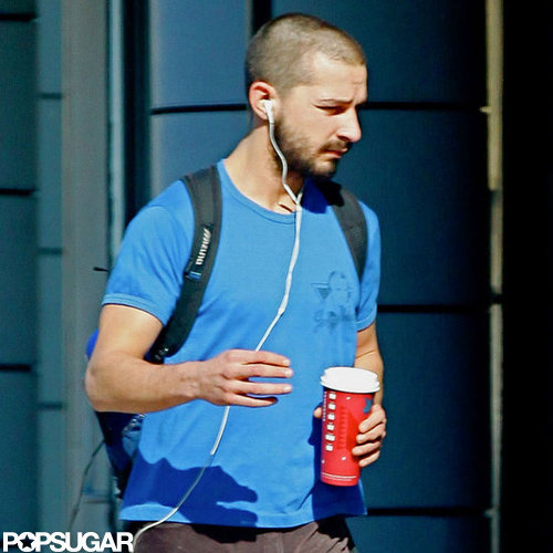 Shia LaBeouf stopped at a Starbucks in LA.
Shia LaBeouf stopped at a Starbucks in LA.