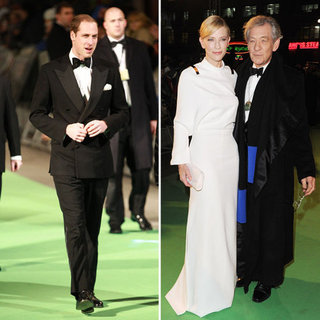 Prince William and Celebrities at The Hobbit London Premiere
