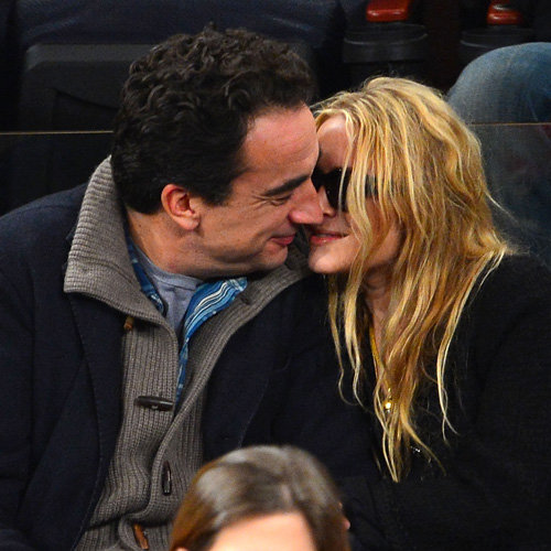 Mary-Kate Olsen & Boyfriend Olivier Sarkozy At Basketball
