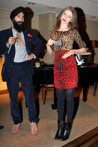 Waris Ahluwalia and Tali Lennox Waris Ahluwalia and Tali Lennox
