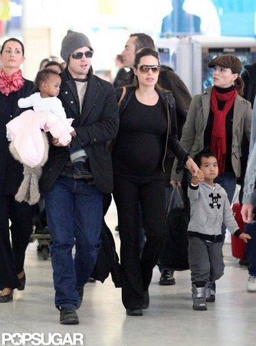 Brad Pitt and Angelina Jolie spent March 2006 in Paris with Zahara and Maddox.
Brad Pitt and Angelina Jolie spent March 2006 in Paris with Zahara and Maddox.
