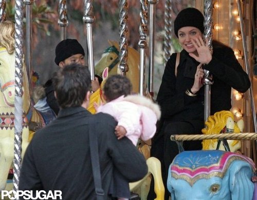 Angelina Jolie and Maddox explored Paris together in February 2005.
Angelina Jolie and Maddox explored Paris together in February 2005.