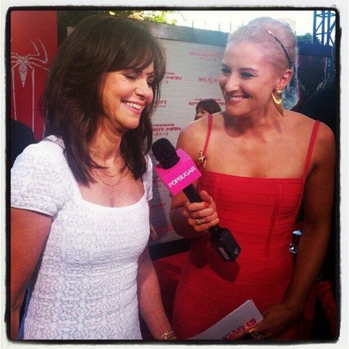 Sally Field shared a laugh with us at the big debut of The Amazing Spider-Man.
Sally Field shared a laugh with us at the big debut of The Amazing Spider-Man.