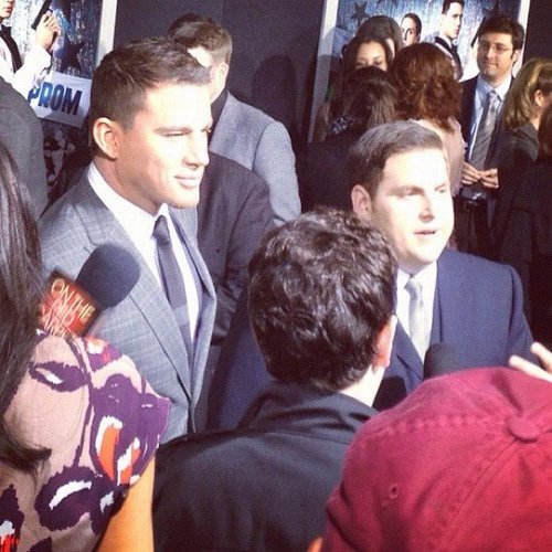 Jonah Hill and Channing Tatum teamed up for the LA premiere of 21 Jump Street.
Jonah Hill and Channing Tatum teamed up for the LA premiere of 21 Jump Street.