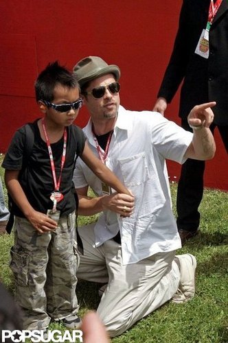 Brad Pitt and Maddox took in the sights of Italy in June 2008.
Brad Pitt and Maddox took in the sights of Italy in June 2008.