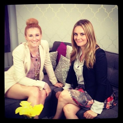 Alicia Silverstone stopped by to chat about her earth-friendly beauty products in April.
Alicia Silverstone stopped by to chat about her earth-friendly beauty products in April.