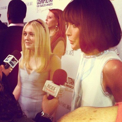 We caught up with the lovely Dakota Fanning and Rose Byrne at NYC's Cosmopolitan Fun Fearless Men and Women of 2012 celebration in March.
We caught up with the lovely Dakota Fanning and Rose Byrne at NYC's Cosmopolitan Fun Fearless Men and Women of 2012 celebration in March.