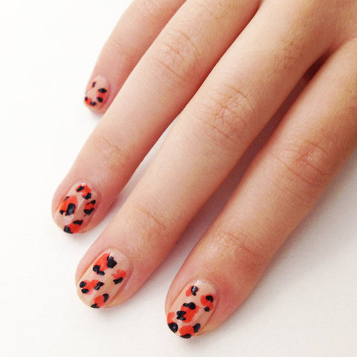 How to Hand-Paint Leopard-Print Nail Art
