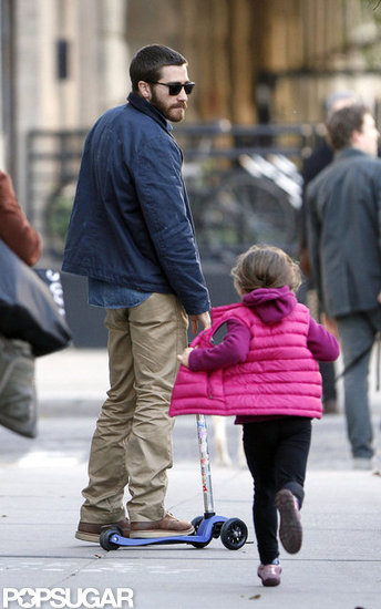 Jake Gyllenhaal took his niece Ramona Sarsgaard out in NYC in November 2011.
Jake Gyllenhaal took his niece Ramona Sarsgaard out in NYC in November 2011.