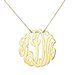 Ginette NY Lace Monogram Necklace