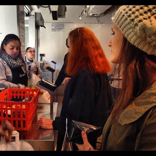 Just grocery shopping with Grace Coddington — no big deal.
Just grocery shopping with Grace Coddington — no big deal.