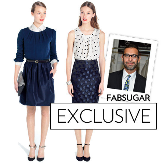 J.Crew's Tom Mora gave us an exclusive on holiday party dressing.
J.Crew's Tom Mora gave us an exclusive on holiday party dressing.