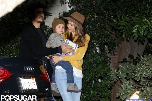 Miranda Kerr and Orlando Bloom Reunite in LA With Flynn Miranda Kerr and Orlando Bloom Reunite in LA With Flynn