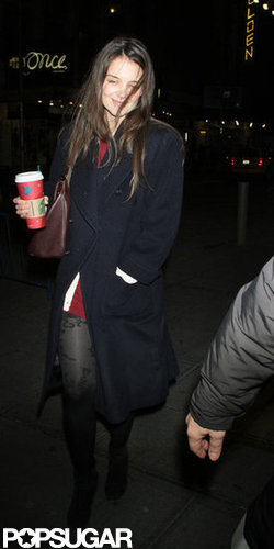 Katie Holmes Smiles on Her Way to Work — But Dead Accounts Is Closing Early Katie Holmes Smiles on Her Way to Work — But Dead Accounts Is Closing Early