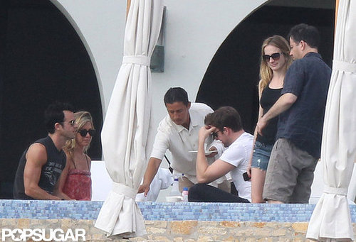 Bikini-Clad Jennifer and Shirtless Justin Welcome John and Emily to Cabo Bikini-Clad Jennifer and Shirtless Justin Welcome John and Emily to Cabo