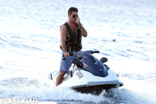 Shirtless Simon Cowell Escapes to Barbados For Some Serious Thinking Shirtless Simon Cowell Escapes to Barbados For Some Serious Thinking