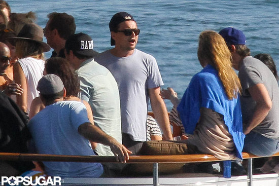 Leonardo DiCaprio and Jonah Hill partied in Australia.
Leonardo DiCaprio and Jonah Hill partied in Australia.