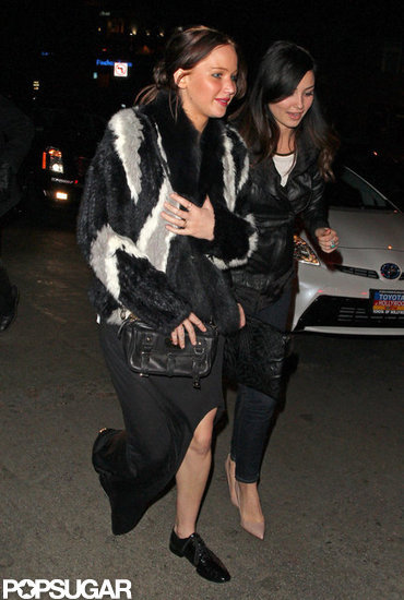 Jennifer Lawrence Goes Glam to Party at Chateau Marmont Jennifer Lawrence Goes Glam to Party at Chateau Marmont