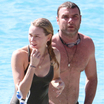 Liev Schreiber and Naomi Watts Family Beach Pictures