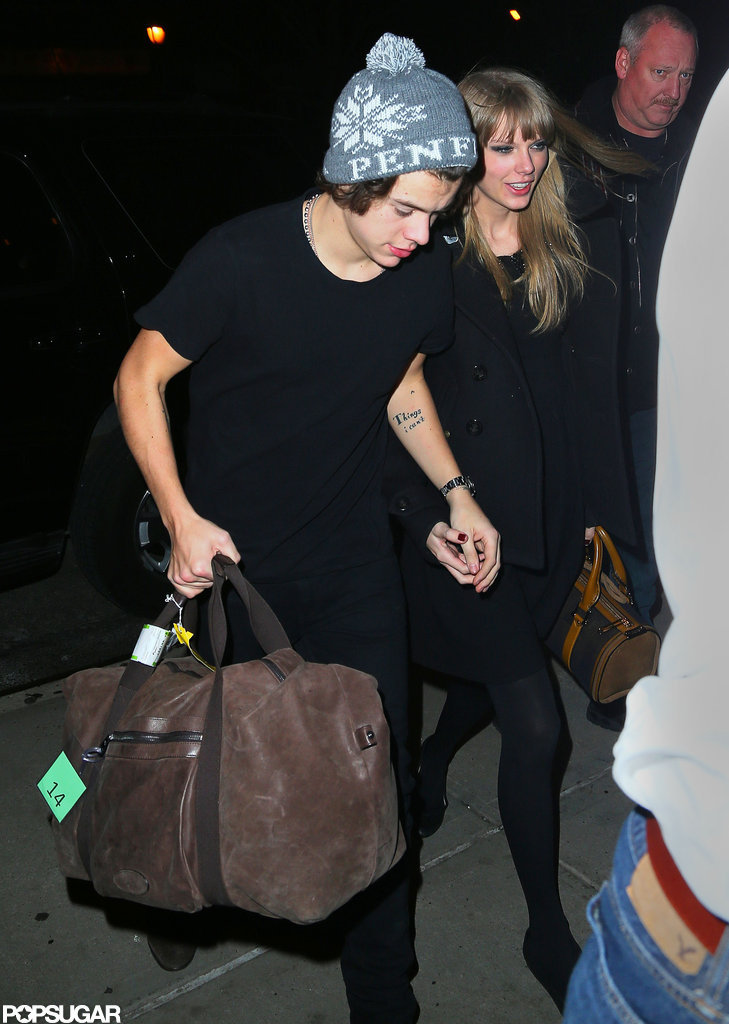 Taylor Swift held hands with Harry Styles. Taylor Swift held hands with Harry Styles.
