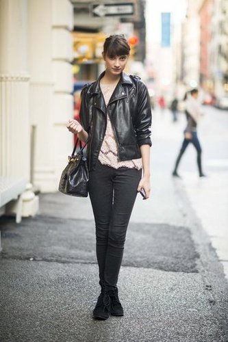 Contrast your frills with a little leather.
Source: Adam Katz Sinding
Contrast your frills with a little leather.
Source: Adam Katz Sinding