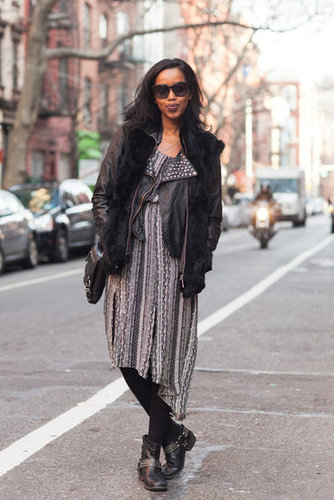Just tights and a leather jacket make a floaty dress wintertime-chic.
Source: Adam Katz Sinding
Just tights and a leather jacket make a floaty dress wintertime-chic.
Source: Adam Katz Sinding