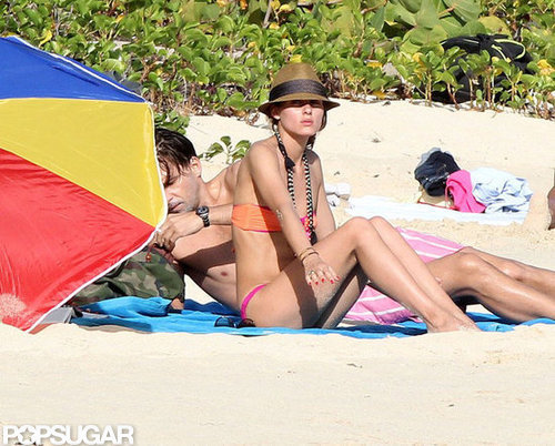 Olivia Palermo looked chic in an orange bikini.
Olivia Palermo looked chic in an orange bikini.