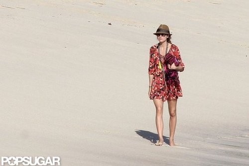 Olivia Palermo took a stroll along the beach.
Olivia Palermo took a stroll along the beach.