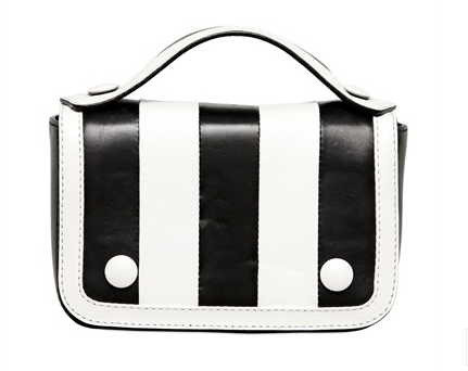 Moschino's black-and-white-striped Gloria bag ($839) would be a fabulous addition to any ensemble, especially something all black or all white.
Moschino's black-and-white-striped Gloria bag ($839) would be a fabulous addition to any ensemble, especially something all black or all white.