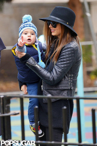 Baby Flynn and Miranda Kerr went to the playground together in early December 2012 while staying in NYC.
Baby Flynn and Miranda Kerr went to the playground together in early December 2012 while staying in NYC.