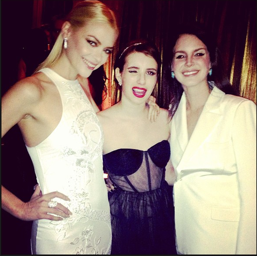 Jaime King, Emma Roberts, and Lana Del Rey looked glamorous at the InStyle party.
Source: Instagram user justjustinnyc
Jaime King, Emma Roberts, and Lana Del Rey looked glamorous at the InStyle party.
Source: Instagram user justjustinnyc