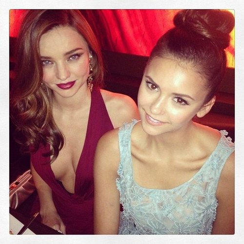Miranda Kerr partied with Nina Dobrev at the Golden Globes.
Source: Twitter user MirandaKerr
Miranda Kerr partied with Nina Dobrev at the Golden Globes.
Source: Twitter user MirandaKerr