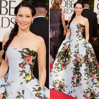 Lucy Liu | Golden Globes Red Carpet Fashion 2013