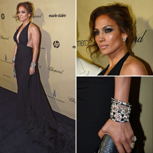 Jennifer Lopez Golden Globes Party Fashion 2013 Jennifer Lopez Golden Globes Party Fashion 2013