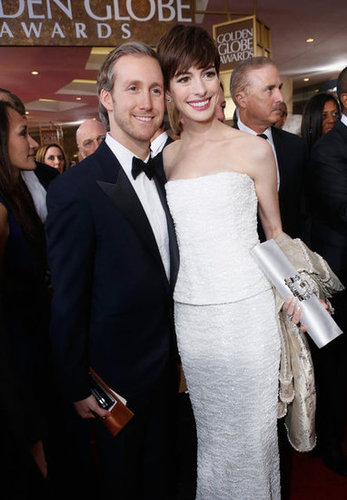 Anne Hathaway and Adam Shulman Anne Hathaway and Adam Shulman