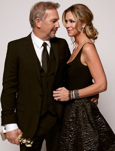 Kevin Costner and Christine Baumgartner