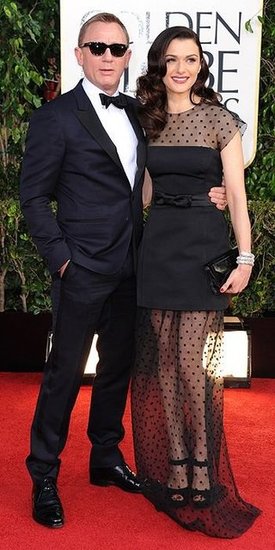 Daniel Craig and Rachel Weisz (2013 Golden Globes Awards)