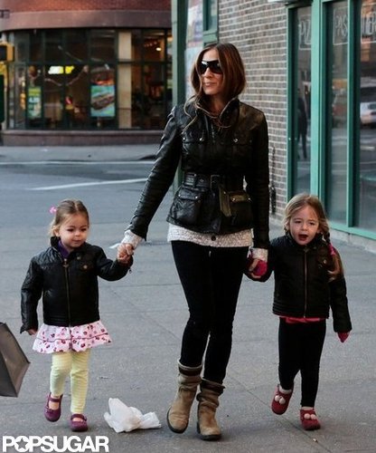 SJP Takes James Wilkie and Her Twins For a Stylish NYC Walk SJP Takes James Wilkie and Her Twins For a Stylish NYC Walk