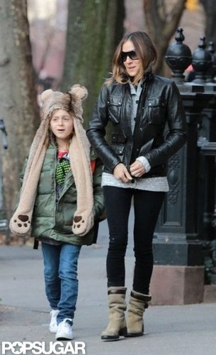 SJP Takes James Wilkie and Her Twins For a Stylish NYC Walk SJP Takes James Wilkie and Her Twins For a Stylish NYC Walk