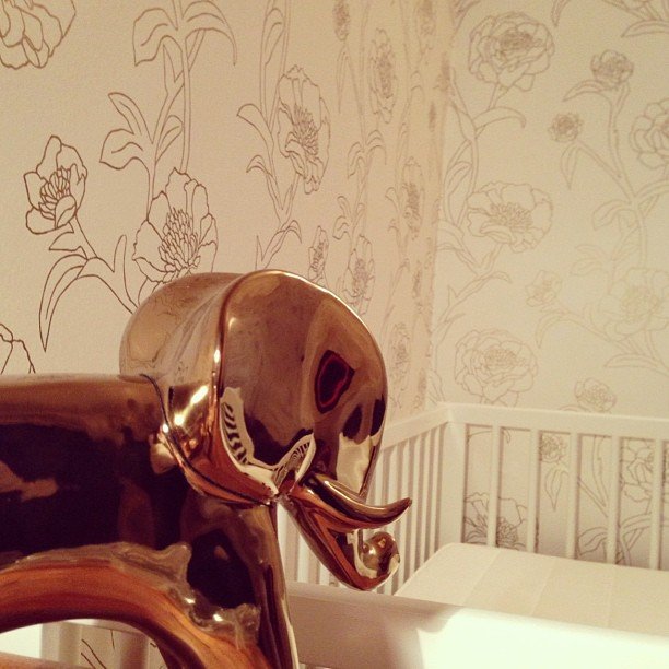A Glamorous Gold Nursery A Glamorous Gold Nursery
