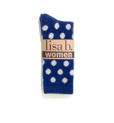 Made out of cashmere and angora, Lisa b.'s trouser socks ($19, originally $23) are such to keep your feet warm all day long.
Made out of cashmere and angora, Lisa b.'s trouser socks ($19, originally $23) are such to keep your feet warm all day long.