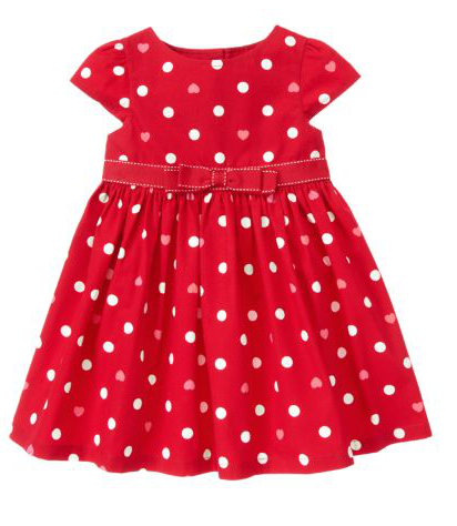 Gymboree Bow Heart Dot Dress Gymboree Bow Heart Dot Dress