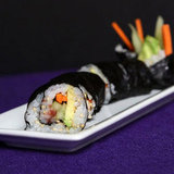 A Vegetable Sushi Roll With 2 Secret Ingredients