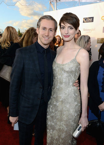Anne Hathaway and Adam Shulman Anne Hathaway and Adam Shulman